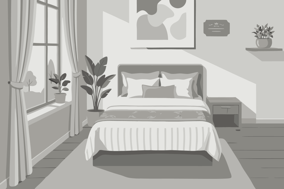 One-Bedroom Apartment with Garden View
